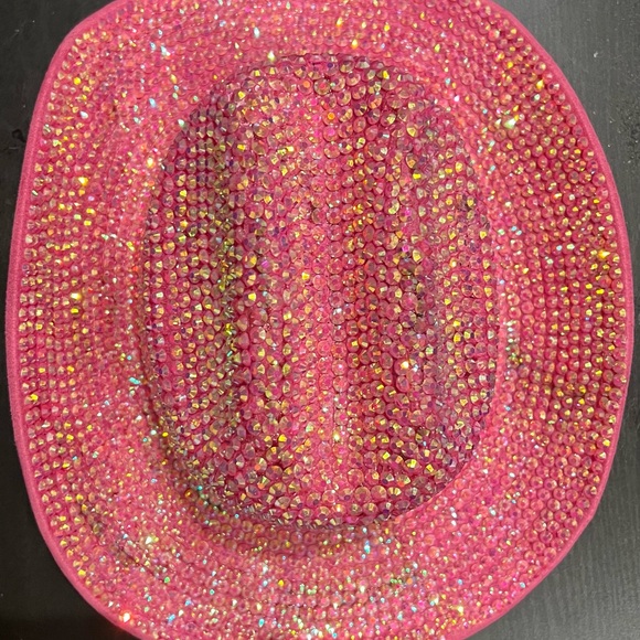 Pink Rhinestone Cowboy Hat - Picture 2 of 3